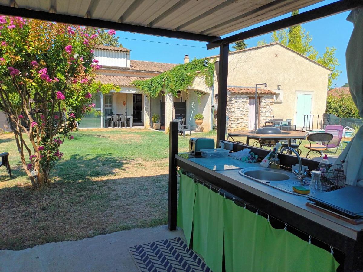 Chambres D'Hotes & Jacuzzi - A L'Ombre Des Amandiers Saint-Martin-dʼArdèche Exteriér fotografie