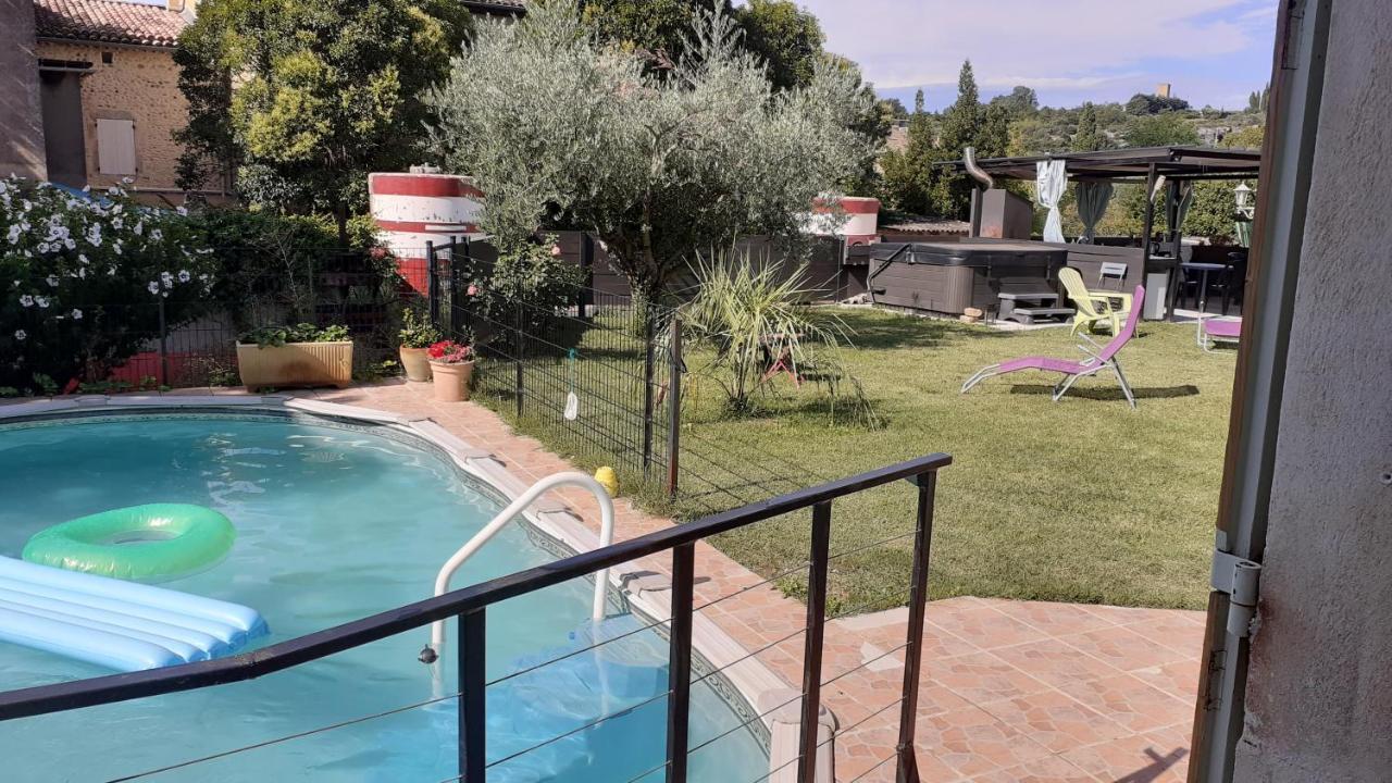 Chambres D'Hotes & Jacuzzi - A L'Ombre Des Amandiers Saint-Martin-dʼArdèche Exteriér fotografie
